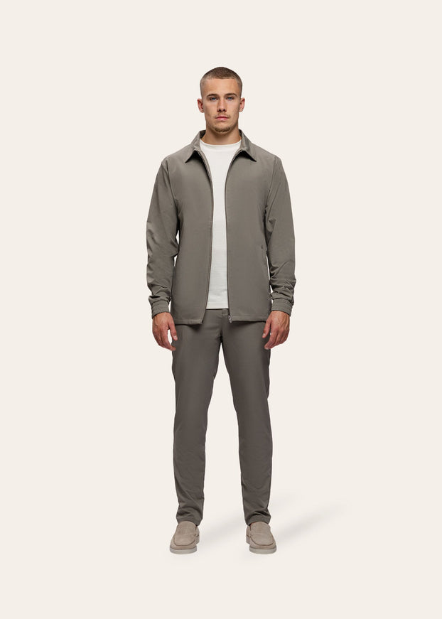 Triad'oro Triad'oro Tracksuit Jacket Collar SS25 Taupe