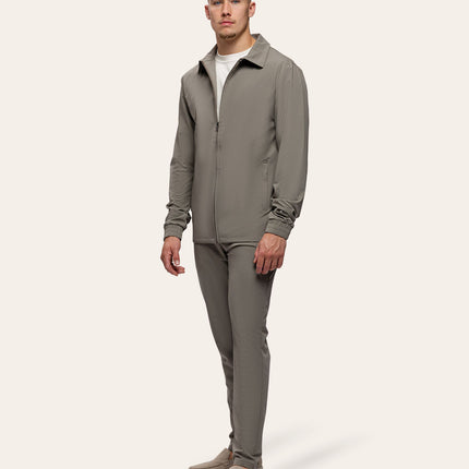 Triad'oro Triad'oro Tracksuit Jacket Collar SS25 Taupe