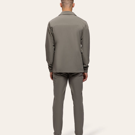 Triad'oro Triad'oro Tracksuit Jacket Collar SS25 Taupe