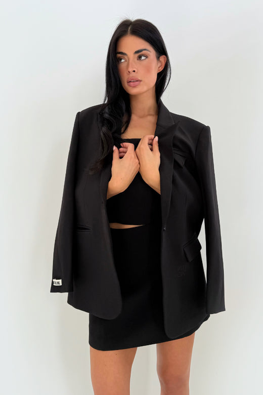 Unique The Label Unique The Label Blazer Novee FW25 Deep Black