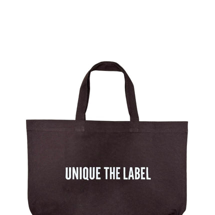 Unique The Label Unique The Label Canvas Tote Bag FW25 Cacao