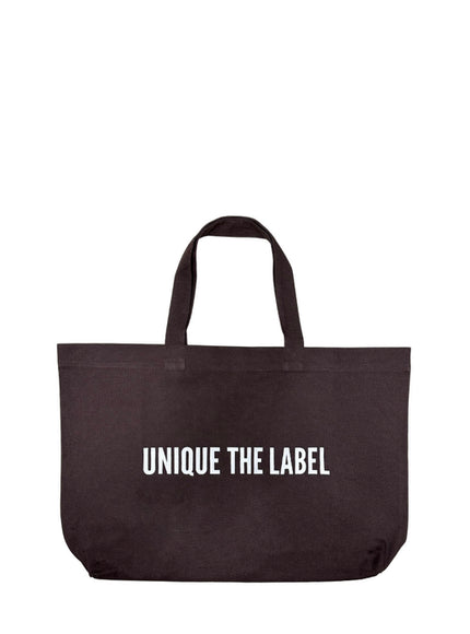Unique The Label Unique The Label Canvas Tote Bag FW25 Cacao