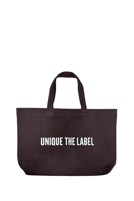 Unique The Label Unique The Label Canvas Tote Bag FW25 Cacao