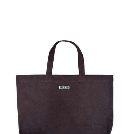 Unique The Label Unique The Label Canvas Tote Bag FW25 Cacao