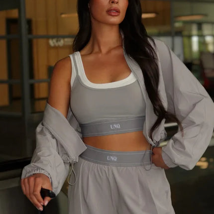 Unique The Label Unique The Label Gigi Top SS26 Light Grey