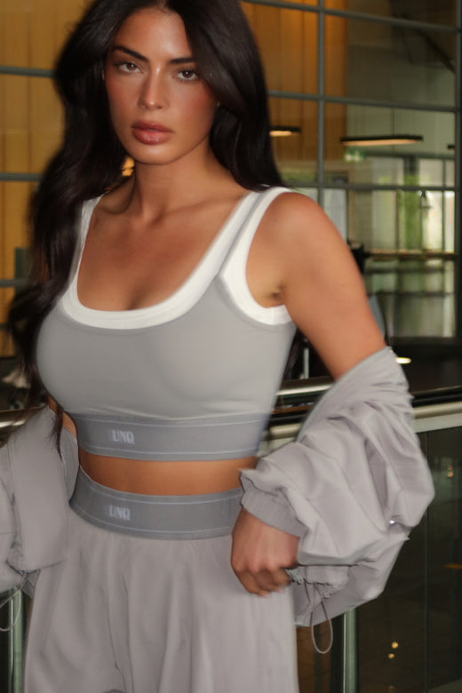 Unique The Label Unique The Label Gigi Top SS26 Light Grey