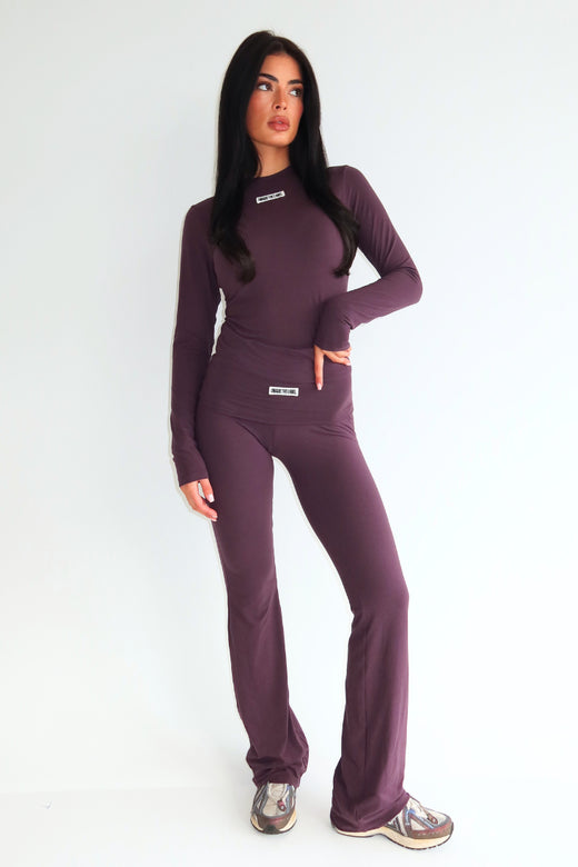 Unique The Label Unique The Label Pants Nena NOOS Deep Berry