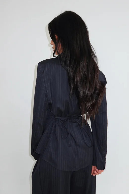 Unique The Label Unique The Label Rosie Blouse FW26 Pinn Dark Navy