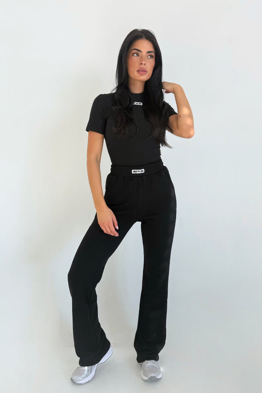 Unique The Label Unique The Label Short Sleeve Top Nena NOOS Deep Black