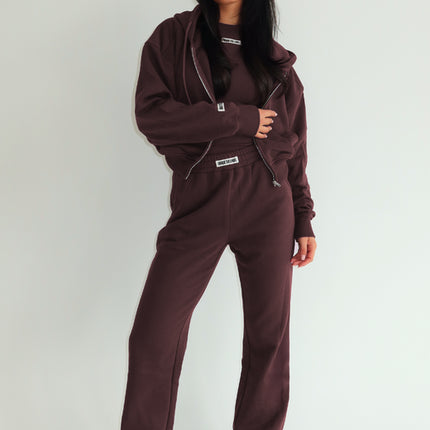 Unique The Label Unique The Label Trackpants Molly NOOS Cacao