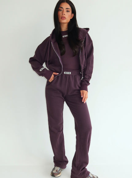 Unique The Label Unique The Label Trackpants Molly NOOS Deep Berry