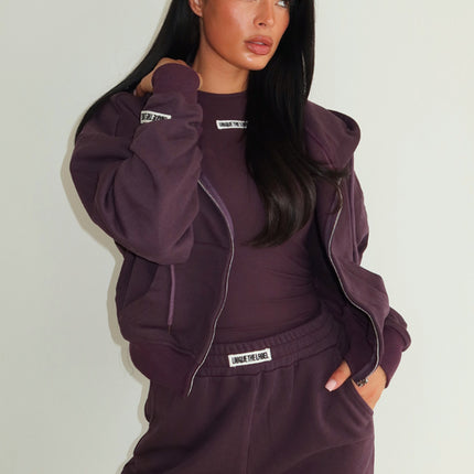 Unique The Label Unique The Label Zip Molly NOOS Deep Berry