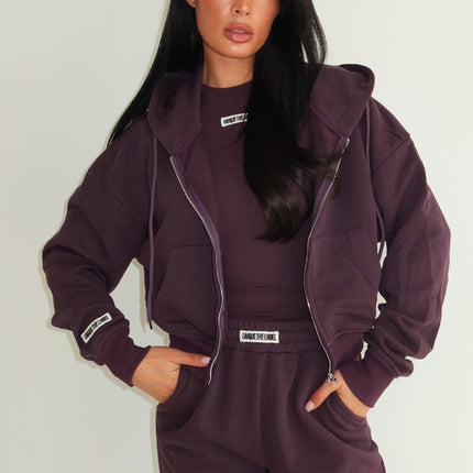 Unique The Label Unique The Label Zip Molly NOOS Deep Berry