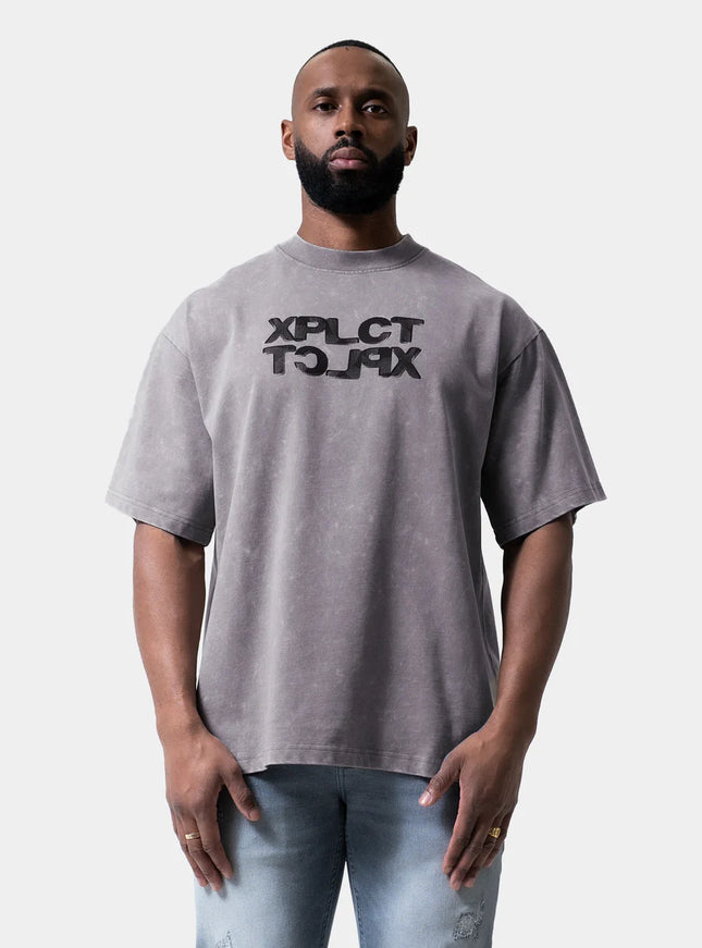 XPLCT XPLCT T-Shirt Hazy FW25 Light Grey