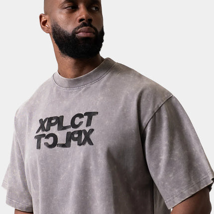 XPLCT XPLCT T-Shirt Hazy FW25 Light Grey
