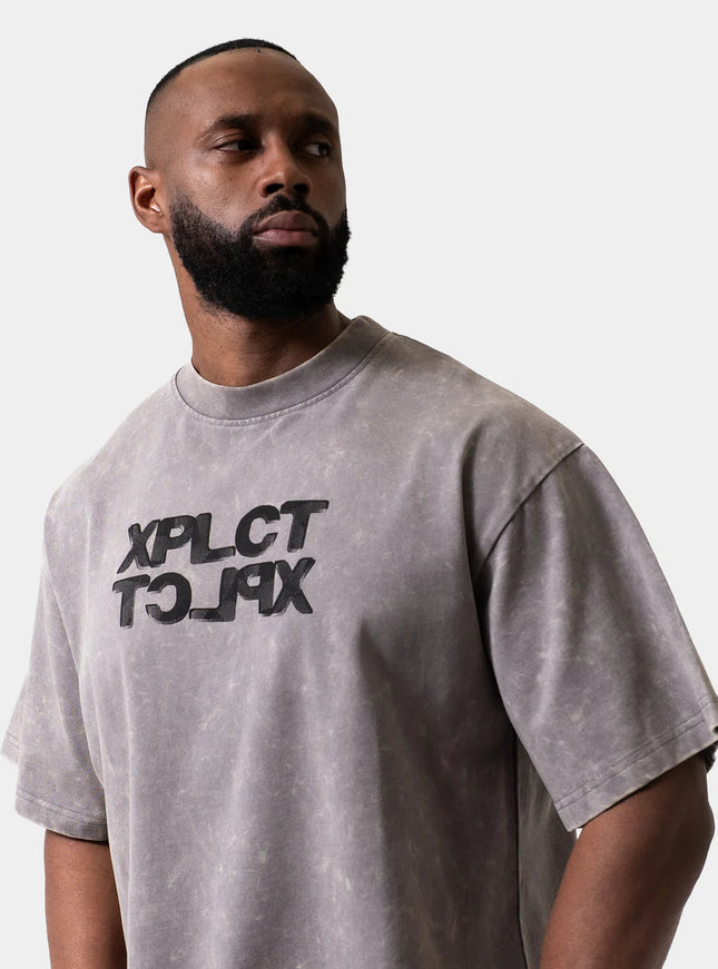 XPLCT XPLCT T-Shirt Hazy FW25 Light Grey